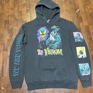 Marvel Comic S Venom from Spider-Man black hoodie Vtg‎